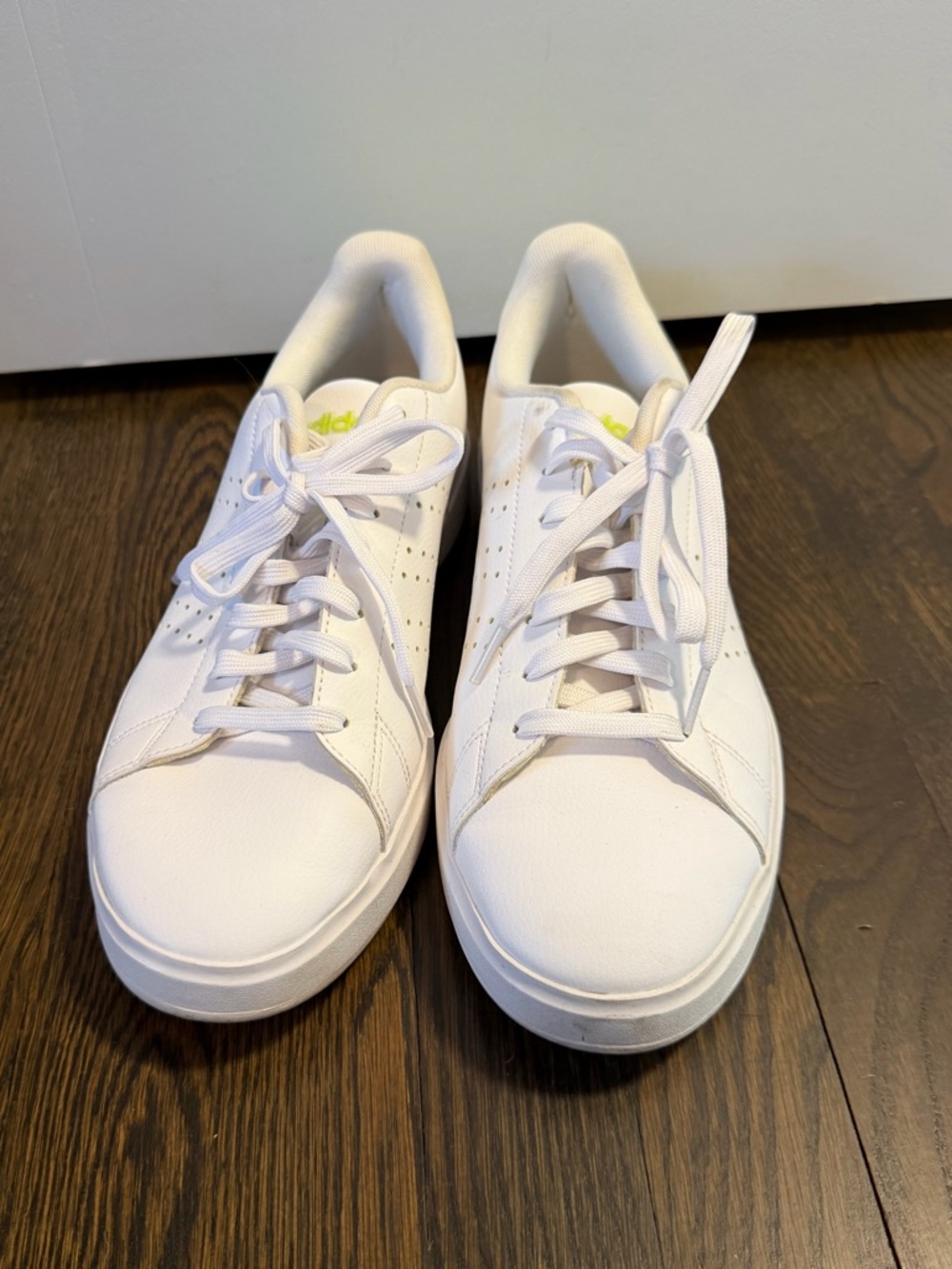 Adidas Advantage 2.0 Cloud White / Lucid Lemon (IG9176) size 11